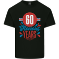 Glorious 60 Years 60th Birthday Union Jack Flag Mens Cotton T-Shirt Tee Top Black