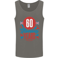 Glorious 60 Years 60th Birthday Union Jack Flag Mens Vest Tank Top Charcoal