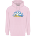 Go Back Its a Trap Funny Evolution Dinosaurs Childrens Kids Hoodie Light Pink