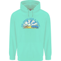 Go Back Its a Trap Funny Evolution Dinosaurs Childrens Kids Hoodie Peppermint