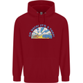Go Back Its a Trap Funny Evolution Dinosaurs Childrens Kids Hoodie Red