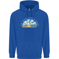 Go Back Its a Trap Funny Evolution Dinosaurs Childrens Kids Hoodie Royal Blue