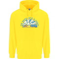 Go Back Its a Trap Funny Evolution Dinosaurs Childrens Kids Hoodie Yellow