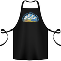 Go Back Its a Trap Funny Evolution Dinosaurs Cotton Apron 100% Organic Black