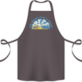 Go Back Its a Trap Funny Evolution Dinosaurs Cotton Apron 100% Organic Dark Grey