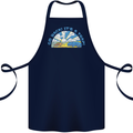 Go Back Its a Trap Funny Evolution Dinosaurs Cotton Apron 100% Organic Navy Blue