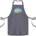 Go Back Its a Trap Funny Evolution Dinosaurs Cotton Apron 100% Organic Steel