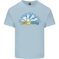 Go Back Its a Trap Funny Evolution Dinosaurs Kids T-Shirt Childrens Light Blue