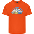 Go Back Its a Trap Funny Evolution Dinosaurs Kids T-Shirt Childrens Orange