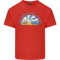 Go Back Its a Trap Funny Evolution Dinosaurs Kids T-Shirt Childrens Red