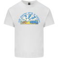 Go Back Its a Trap Funny Evolution Dinosaurs Kids T-Shirt Childrens White