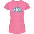 Go Back Its a Trap Funny Evolution Dinosaurs Womens Petite Cut T-Shirt Azalea