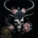 A Gothic Goat Skull With Flowers Roses Goth Mens T-Shirt 100% Cotton