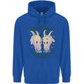 Goataholic On the Way to Get More Goats Childrens Kids Hoodie Royal Blue