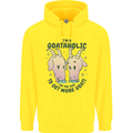 Goataholic On the Way to Get More Goats Childrens Kids Hoodie Yellow