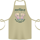 Goataholic On the Way to Get More Goats Cotton Apron 100% Organic Khaki