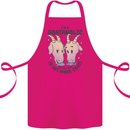 Goataholic On the Way to Get More Goats Cotton Apron 100% Organic Pink