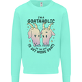 Goataholic On the Way to Get More Goats Kids Sweatshirt Jumper Peppermint