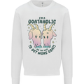 Goataholic On the Way to Get More Goats Kids Sweatshirt Jumper White