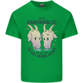 Goataholic On the Way to Get More Goats Kids T-Shirt Childrens Irish Green