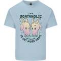 Goataholic On the Way to Get More Goats Kids T-Shirt Childrens Light Blue