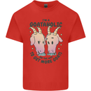 Goataholic On the Way to Get More Goats Kids T-Shirt Childrens Red