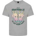 Goataholic On the Way to Get More Goats Kids T-Shirt Childrens Sports Grey