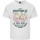 Goataholic On the Way to Get More Goats Kids T-Shirt Childrens White
