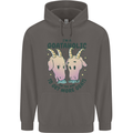 Goataholic On the Way to Get More Goats Mens 80% Cotton Hoodie Charcoal
