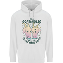Goataholic On the Way to Get More Goats Mens 80% Cotton Hoodie White