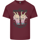 Goataholic On the Way to Get More Goats Mens Cotton T-Shirt Tee Top Maroon