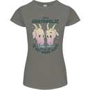 Goataholic On the Way to Get More Goats Womens Petite Cut T-Shirt Charcoal