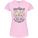Goataholic On the Way to Get More Goats Womens Petite Cut T-Shirt Light Pink