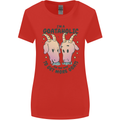 Goataholic On the Way to Get More Goats Womens Wider Cut T-Shirt Red