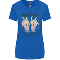 Goataholic On the Way to Get More Goats Womens Wider Cut T-Shirt Royal Blue