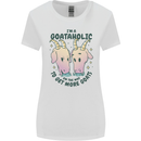 Goataholic On the Way to Get More Goats Womens Wider Cut T-Shirt White