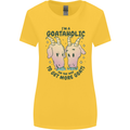 Goataholic On the Way to Get More Goats Womens Wider Cut T-Shirt Yellow