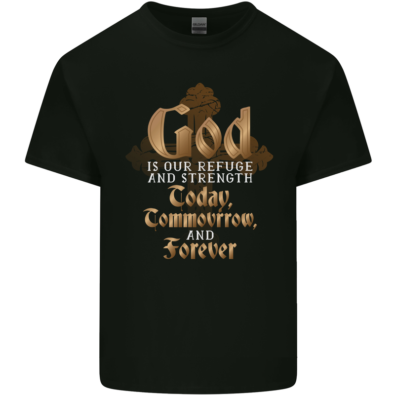 God Forever Christian Cross Christianity Jesus Kids T-Shirt Childrens Black