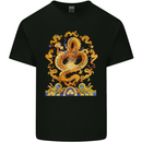 Gold and Blue Dragon Kids T-Shirt Childrens Black