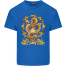 Gold and Blue Dragon Kids T-Shirt Childrens Royal Blue