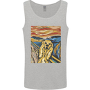 Golden Labrador Scream Portrait Mens Vest Tank Top Sports Grey