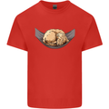Goldendoodle on a Hammock Dog Kids T-Shirt Childrens Red
