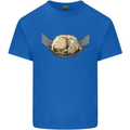 Goldendoodle on a Hammock Dog Kids T-Shirt Childrens Royal Blue