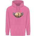 Goldendoodle on a Hammock Dog Mens 80% Cotton Hoodie Azelea