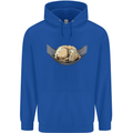 Goldendoodle on a Hammock Dog Mens 80% Cotton Hoodie Royal Blue