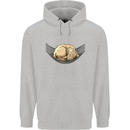 Goldendoodle on a Hammock Dog Mens 80% Cotton Hoodie Sports Grey