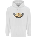 Goldendoodle on a Hammock Dog Mens 80% Cotton Hoodie White