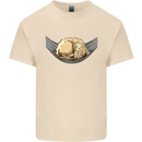 Goldendoodle on a Hammock Dog Mens Cotton T-Shirt Tee Top Natural