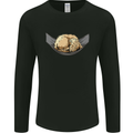 Goldendoodle on a Hammock Dog Mens Long Sleeve T-Shirt Black