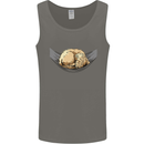 Goldendoodle on a Hammock Dog Mens Vest Tank Top Charcoal